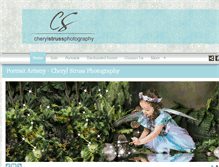 Tablet Screenshot of cherylstrussphotography.com